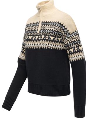 Norweger Strickpullover mit Zipper Norwie