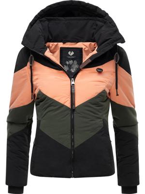 Winter Steppjacke Multicolor mit Kapuze "Novva Block"