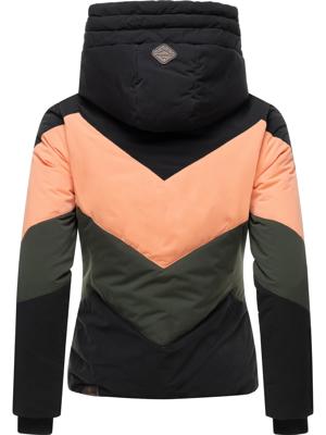 Winter Steppjacke Multicolor mit Kapuze "Novva Block"