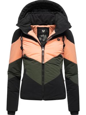 Winter Steppjacke Multicolor mit Kapuze "Novva Block"