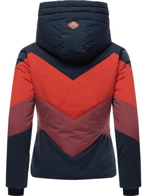 Winter Steppjacke Multicolor mit Kapuze "Novva Block"