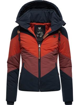 Winter Steppjacke Multicolor mit Kapuze "Novva Block"