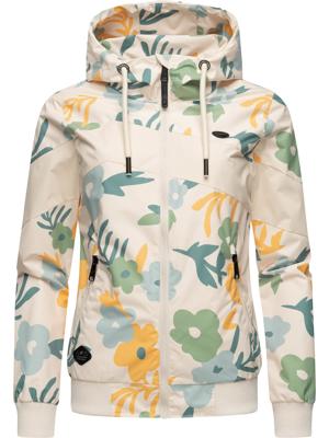 Leichte Übergangsjacke mit Alloverprint "Nuggie Block Flower"