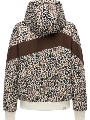 Wasserdichte Übergangsjacke mit Animalprint "Oggie Block Leo"