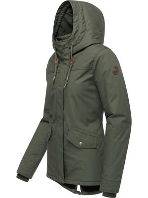 Winter Parka mit hohem Kragen und Kapuze "Parkker Warm"