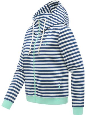 Gestreifte Sweatjacke mit Stickerei "Parya Stripes"