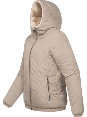 Wendejacke mit Plüsch- und gestepptem Material "Qaria"