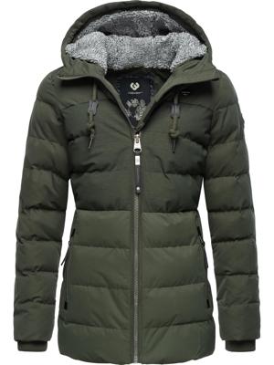 Lange Winter Steppjacke mit Kapuze "Quantic"