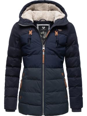 Lange Winter Steppjacke mit Kapuze "Quantic"