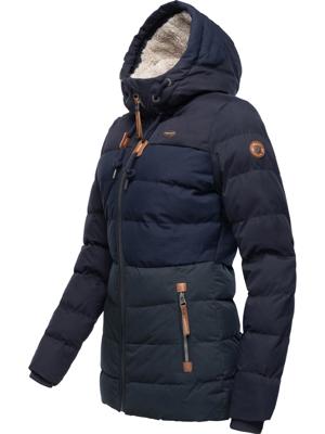 Lange Winter Steppjacke mit Kapuze "Quantic"