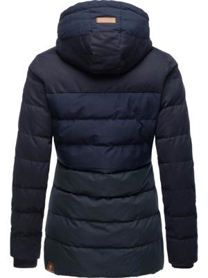 Lange Winter Steppjacke mit Kapuze "Quantic"