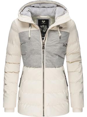 Lange Winter Steppjacke mit Kapuze "Quantic"