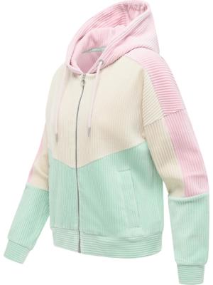 Sweatjacke in Cord-Optik "Queny Sweat Cordy"