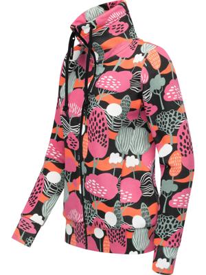 Sweatjacke mit Allover-Print "Ronette Print"