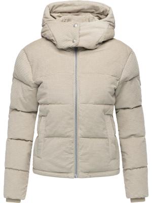 Wasserdichte Winterjacke aus Kord mit abnehmbarer Kapuze "Roobie Cordy"