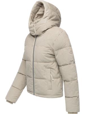 Wasserdichte Winterjacke aus Kord mit abnehmbarer Kapuze "Roobie Cordy"