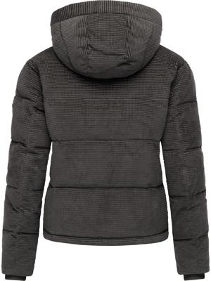 Wasserdichte Winterjacke aus Kord mit abnehmbarer Kapuze "Roobie Cordy"