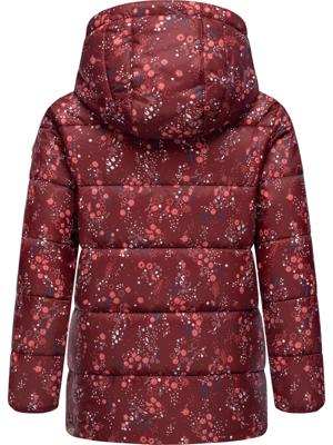 Lange Winter Steppjacke mit Kapuze "Roxanka Flowers"