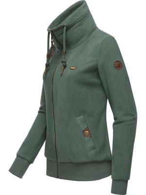 Weiche Zip-Hoodie Sweatjacke "Rylie Fleece Zip Solid"