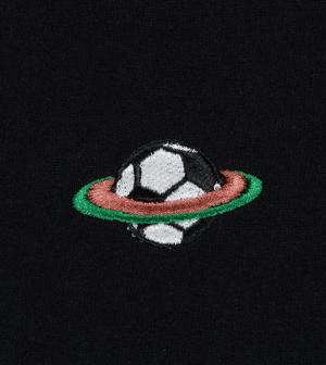 Boxy T-Shirt mit Fußball-Stickerei "Samms D Gots YOUMODO"