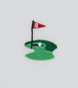 Boxy T-Shirt mit Golf-Stickerei "Samms E Gots YOUMODO"