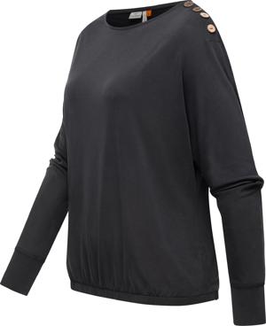 Leichtes Lamgarm-Shirt mit Knöpfen "Sedda"