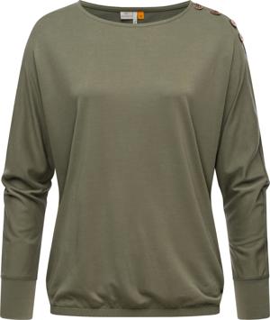 Leichtes Lamgarm-Shirt mit Knöpfen "Sedda"