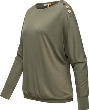 Leichtes Lamgarm-Shirt mit Knöpfen "Sedda"