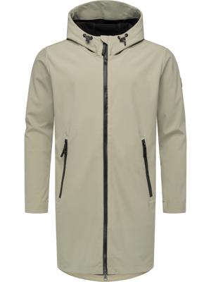 Lange wasserdichte Softshelljacke Softshellmantel mit Kapuze "Shellwie Long"