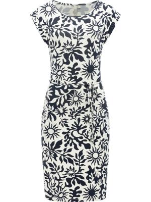 Bequemes Sommerkleid Kurzarm Midikleid "Taggien Print"