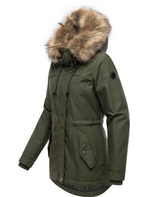 Winterjacke mit abnehmbarem Kunstfell "Tawny Short YOUMODO"