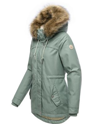 Winterjacke mit abnehmbarem Kunstfell "Tawny Short YOUMODO"