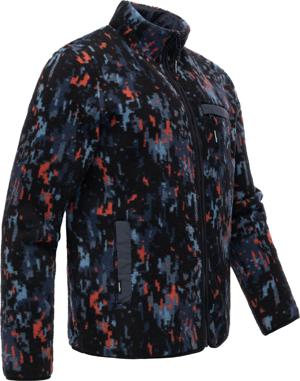 Kuschelige Fleecejacke mit Muster "Tawon Print"
