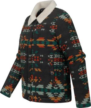 Übergangsjacke in Wolloptik "Walinea Ikat"
