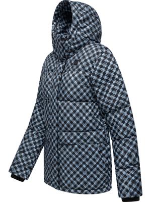 Wasserdichte Jacke mit angesagtem Hahnentritt Muster "Wikesh Print"