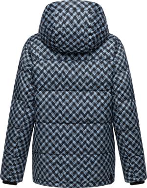 Wasserdichte Jacke mit angesagtem Hahnentritt Muster "Wikesh Print"