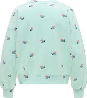 oversized Sweatshirt mit Allover-Print "Wuss Shells"