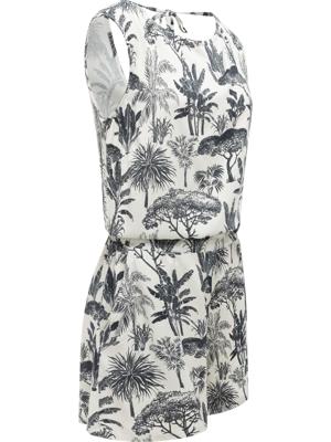 Kurzer Overall in Blumenprint "Zella"