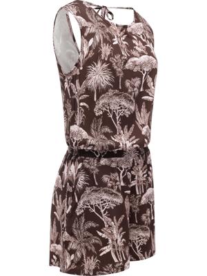 Kurzer Overall in Blumenprint "Zella"