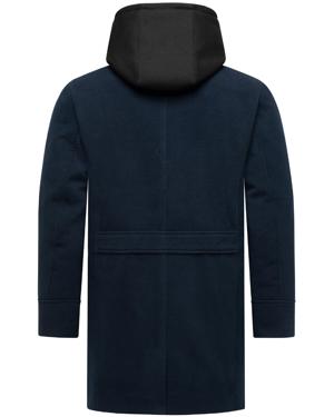 Klassischer Mantel in Wollmantel-Optik mit Kapuze "Darioon XX"