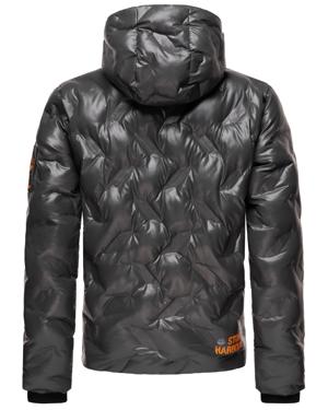 Glänzende Winterjacke mit Kapuze "Geroo"