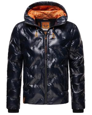 Glänzende Winterjacke mit Kapuze "Geroo"