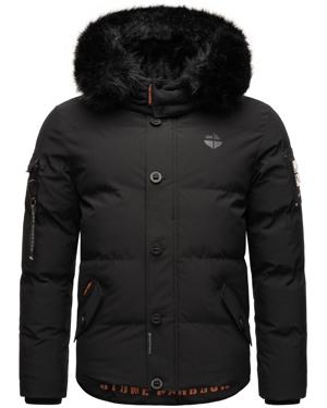 Winter Steppjacke mit abnehmbarer Kunstfell-Kapuze "Halvaar"