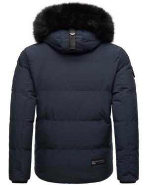 Winter Steppjacke mit abnehmbarer Kunstfell-Kapuze "Halvaar"