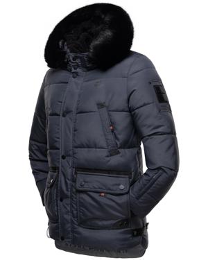 Winter Steppjacke mit abnehmbarer Kapuze "Mironoo"