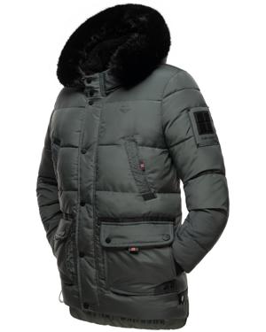 Winter Steppjacke mit abnehmbarer Kapuze "Mironoo"