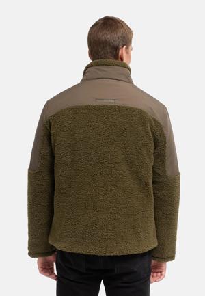 Materialmix Jacke mit Teddyfleece "Riveen XX"