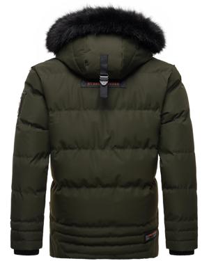 Winter Steppjacke mit abnehmbarer Kunstfell-Kapuze "Romaan"