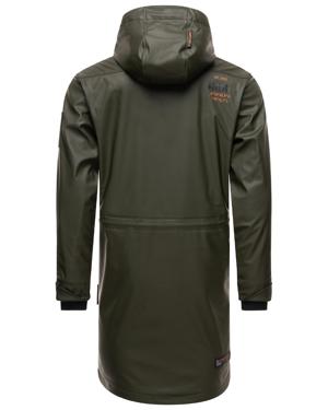 Gefütterter wasserdichter Regenmantel mit Kapuze "Verdaan"
