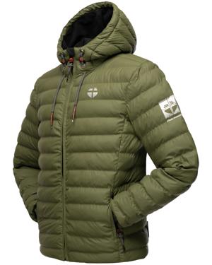 Gefütterte Winter Steppjacke mit Kapuze "Zaharoo"